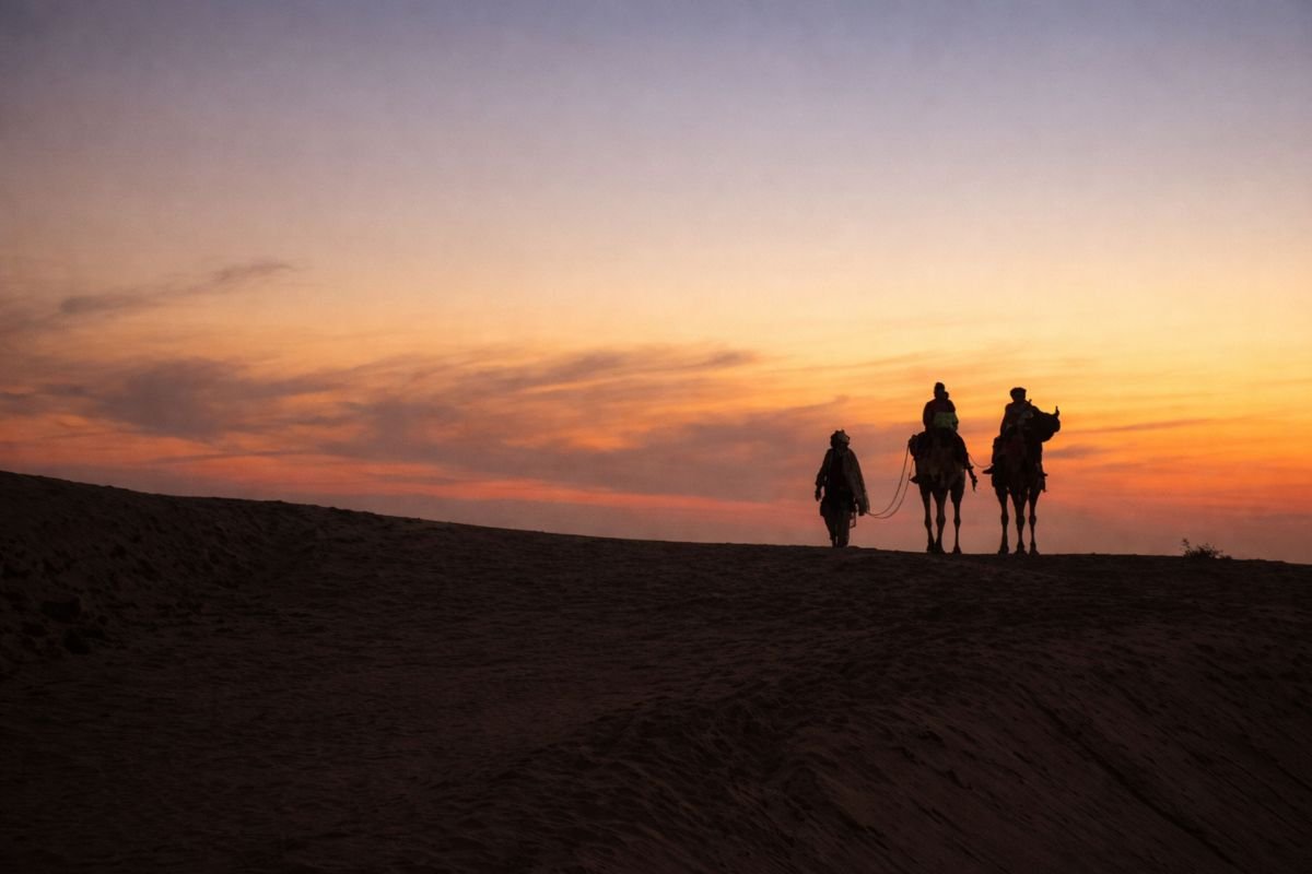 Sunset in Thar Desert